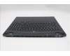 Lenovo 5CB1S75727 C-Cover with keyboard, Spanish, Eclipse Black, RGB Backlight, Anodizing Sandblasting, UK