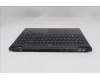 Lenovo 5CB1S76593 C-Cover with keyboard, English, Eclipse Black, White Backlight, Anodizing Sandblasting, US