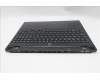 Lenovo 5CB1S76676 C-Cover with keyboard, UK English, Eclipse Black, White Backlight, Painting, UK