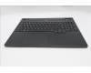 Lenovo 5CB1S76677 C-Cover with keyboard, Ukraine, Eclipse Black, White Backlight, Painting, US