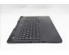 Lenovo 5CB1S76709 C-Cover with keyboard, Belgian, Eclipse Black, RGB Backlight, UK