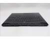 Lenovo 5CB1S76712 C-Cover with keyboard, Czech Slovakian, Eclipse Black, RGB Backlight, UK