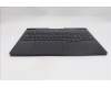 Lenovo 5CB1S76713 C-Cover with keyboard, English, Eclipse Black, RGB Backlight, US