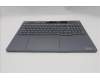 Lenovo 5CB1S82728 C-Cover with keyboard, Danish, Luna Grey, Non-FingerPrint, UK