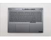 Lenovo 5CB1S82733 C-Cover with keyboard, French, Luna Grey, Non-FingerPrint, US