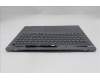 Lenovo 5CB1S82741 C-Cover with keyboard, Nordic, Luna Grey, Non-FingerPrint, UK