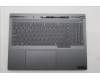 Lenovo 5CB1S82743 C-Cover with keyboard, Portuguese, Luna Grey, Non-FingerPrint, UK