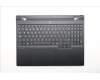 Lenovo 5CB1S82792 C-Cover with keyboard, Spanish, Eclipse Black, RGB Backlight, Anodizing Sandblasting, UK