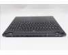 Lenovo 5CB1S82834 C-Cover with keyboard, English, Eclipse Black, Anodizing Sandblasting