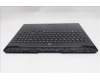 Lenovo 5CB1S87238 C-Cover with keyboard, US English Euro, Eclipse Black, White Backlight, US