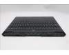Lenovo 5CB1S87248 C-Cover with keyboard, Italian, Eclipse Black, White Backlight, UK