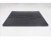 Lenovo 5CB1S89882 C-Cover with keyboard, German, Eclipse Black, RGB Backlight, Anodizing Sandblasting, UK