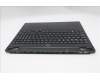 Lenovo 5CB1S89895 C-Cover with keyboard, Spanish, Eclipse Black, RGB Backlight, Anodizing Sandblasting, UK