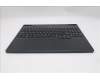Lenovo 5CB1S89907 C-Cover with keyboard, English, Eclipse Black, White Backlight, Anodizing Sandblasting, US