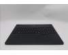 Lenovo 5CB1S89917 C-Cover with keyboard, Italian, Eclipse Black, White Backlight, Anodizing Sandblasting, UK
