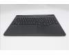 Lenovo 5CB1S89921 C-Cover with keyboard, Nordic, Eclipse Black, White Backlight, Anodizing Sandblasting, UK