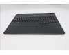Lenovo 5CB1S89922 C-Cover with keyboard, Portuguese, Eclipse Black, White Backlight, Anodizing Sandblasting, UK