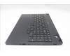 Lenovo 5CB1S89931 C-Cover with keyboard, Ukraine, Eclipse Black, White Backlight, Anodizing Sandblasting, US