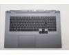 Lenovo 5CB1S90408 C-Cover with keyboard, English, Luna Grey, RGB Backlight