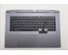 Lenovo 5CB1S90410 C-Cover with keyboard, US English Euro, Luna Grey, RGB Backlight