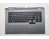 Lenovo 5CB1S90418 C-Cover with keyboard, Italian, Luna Grey, RGB Backlight, UK