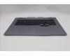 Lenovo 5CB1S90418 C-Cover with keyboard, Italian, Luna Grey, RGB Backlight, UK