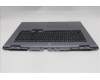Lenovo 5CB1S90421 C-Cover with keyboard, Portuguese, Luna Grey, RGB Backlight