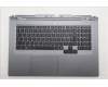 Lenovo 5CB1S90432 C-Cover with keyboard, Switzerland, Luna Grey, RGB Backlight, UK