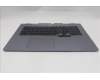 Lenovo 5CB1S90432 C-Cover with keyboard, Switzerland, Luna Grey, RGB Backlight, UK