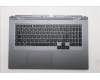 Lenovo 5CB1S90435 C-Cover with keyboard, French Arabic, Luna Grey, RGB Backlight, UK