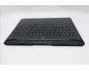 Lenovo 5CB1T10091 C-Cover with keyboard, Belgian, RGB Backlight, UK