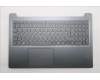 Lenovo 5CB1T18706 C-Cover with keyboard, Portuguese, Luna Grey, Backlight, UK