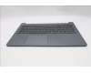 Lenovo 5CB1T18706 C-Cover with keyboard, Portuguese, Luna Grey, Backlight, UK
