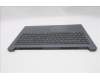 Lenovo 5CB1T18706 C-Cover with keyboard, Portuguese, Luna Grey, Backlight, UK