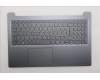 Lenovo 5CB1T18709 C-Cover with keyboard, Spanish, Luna Grey, Backlight, UK