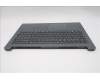 Lenovo 5CB1T50276 C-Cover with keyboard, German, Luna Grey, Non-Backlight, UK
