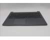 Lenovo 5CB1T50289 C-Cover with keyboard, Spanish, Luna Grey, Non-Backlight, UK