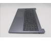 Lenovo 5CB1T50289 C-Cover with keyboard, Spanish, Luna Grey, Non-Backlight, UK