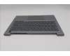 Lenovo 5CB1T53014 C-Cover with keyboard, Nordic, Arctic Grey, Backlight, UK