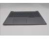 Lenovo 5CB1T57597 C-Cover with keyboard, Bulgarian, Arctic Grey, Backlight, UK