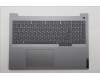 Lenovo 5CB1T57600 C-Cover with keyboard, US English Euro, Arctic Grey, Backlight, US