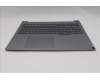 Lenovo 5CB1T57614 C-Cover with keyboard, Portuguese, Arctic Grey, Backlight, UK