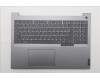 Lenovo 5CB1T66173 C-Cover with keyboard, Czech Slovakian, Arctic Grey, Backlight, UK
