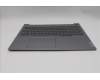 Lenovo 5CB1T66174 C-Cover with keyboard, US English Euro, Arctic Grey, Backlight, US