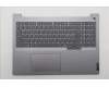 Lenovo 5CB1T66187 C-Cover with keyboard, Nordic, Arctic Grey, Backlight, UK