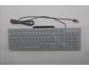 Lenovo 5D50U84874 Keyboard External, USB, French, Cloud Grey