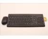 Lenovo 5KM0U87639 Keyboard_Mouse,Wireless, Belgium English,Black