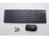 Lenovo 5KM0U87800 Keyboard_Mouse,2.4G,Hebrew,Black