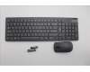 Lenovo 5KM0U87849 Keyboard_Mouse,2.4G,Hebrew,Luna Grey