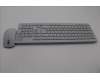 Lenovo 5KM0U87901 Keyboard_Mouse,2.4G,Italian,Cloud Grey